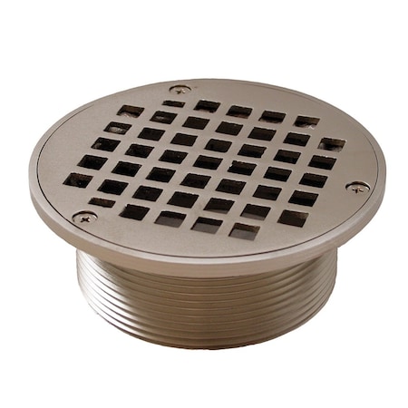 Jones Stephens Brushed Nickel 3-1/2in. Metal Spud with 5in. Round Strainer D6091BN